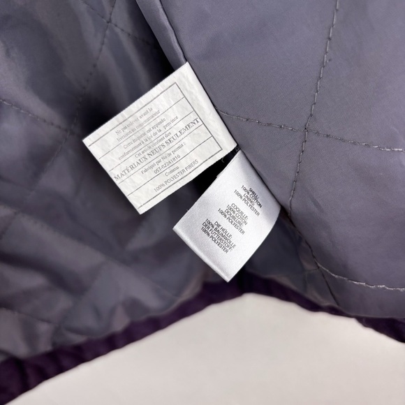 Noble Equestrian Stable Ready Purple Canvas Jacket Sz L - Picture 12 of 16